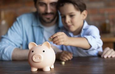 spoření, finanční gramotnost, kapesné, úspory, ilustrační