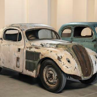 Depozitář ve Škoda Muzeu