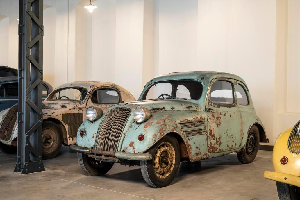 Depozitář ve Škoda Muzeu