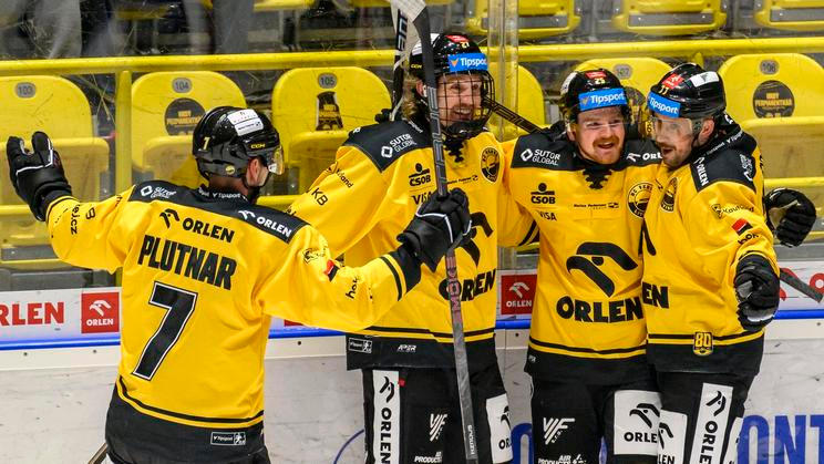 Radost hokejistů Litvínova