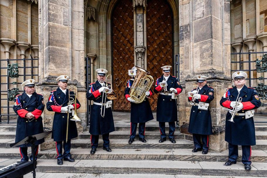 Pražský hrad zima Vánoce advent zpěv koncert