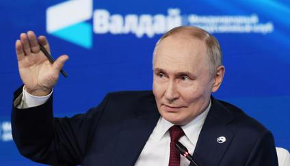 Russian President Putin attends Valdai forum in Sochi