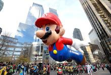 USA, New York, přehlídka, Den díkuvzdání. Macy´s