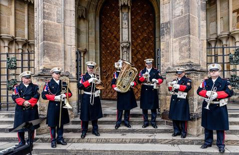 Pražský hrad zima Vánoce advent zpěv koncert