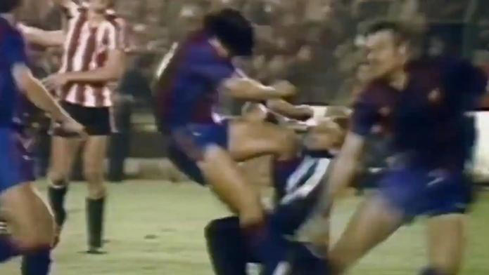 Bitka po finále Španělského poháru 1984, kterou odstartoval Diego Maradona