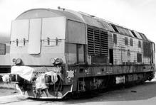 První prototyp Kyklopu skončil neslavně. Po požáru v roce 1979 z něj zbyl zubožený vrak, který sloužil k nárazovým zkouškám deformačních prvků lokomotiv.