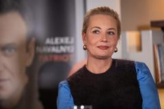 Julija Navalná v Knihovně Václava Havla, 26. 11. 2025