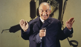 Louis de Funès jako komisař Juve ve filmu Fantomas se zlobí.