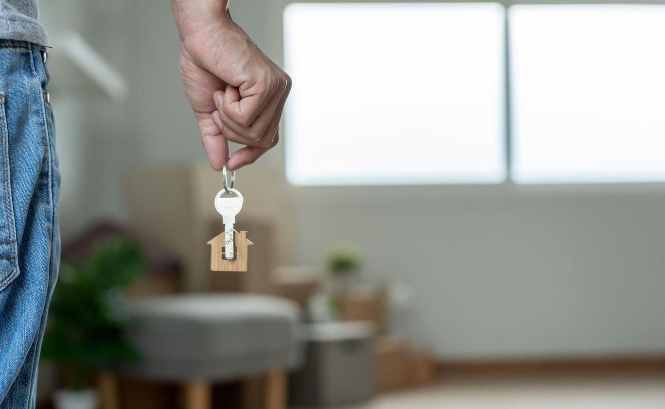 Bydlení, klíč, nájem, nemovitost, byt, dům