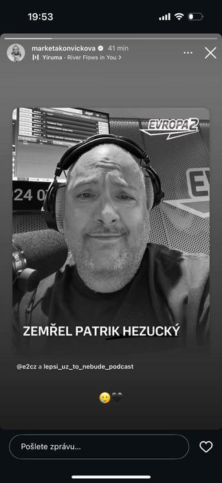 Vzpomínka Markéty Konvičkové na Patrika Hezuckého