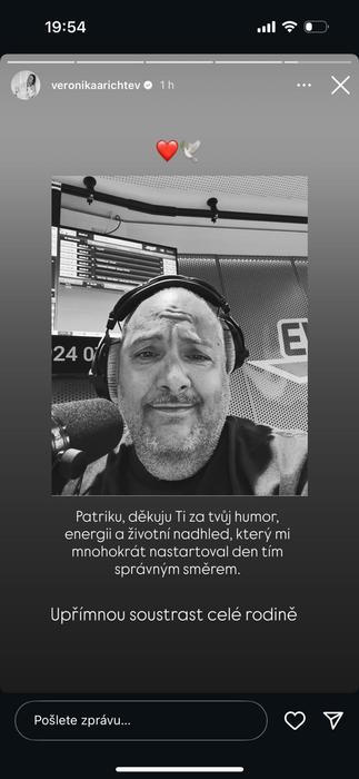 Vzpomínka Veroniky Arichtevy na Patrika Hezuckého