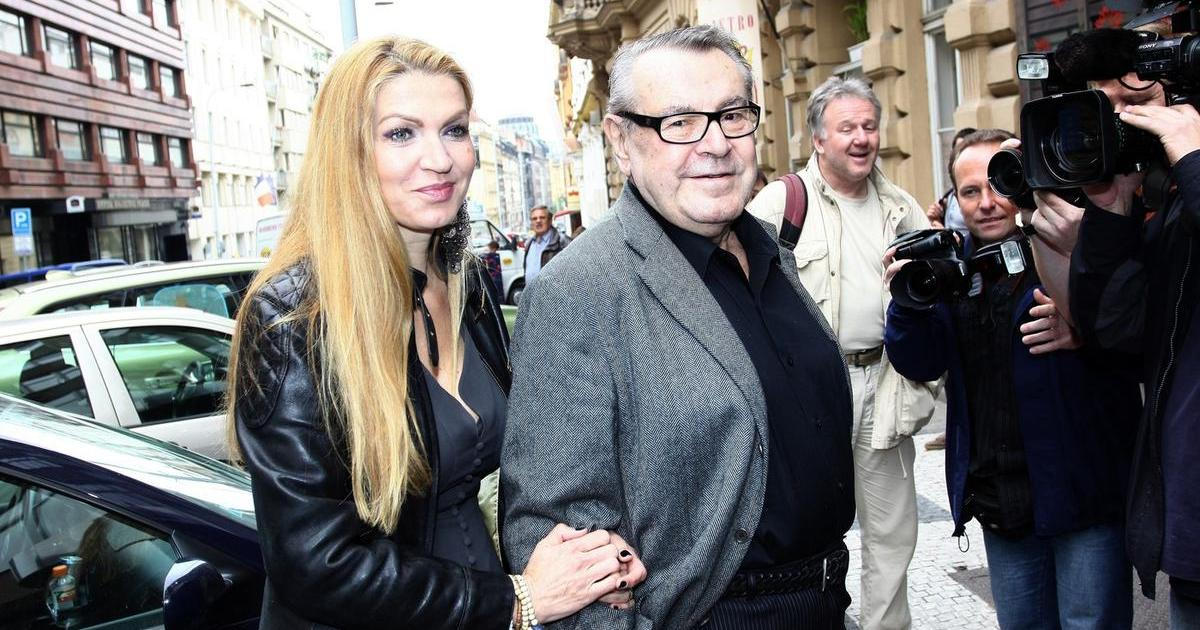 Martina Formanová s Milošem Formanem