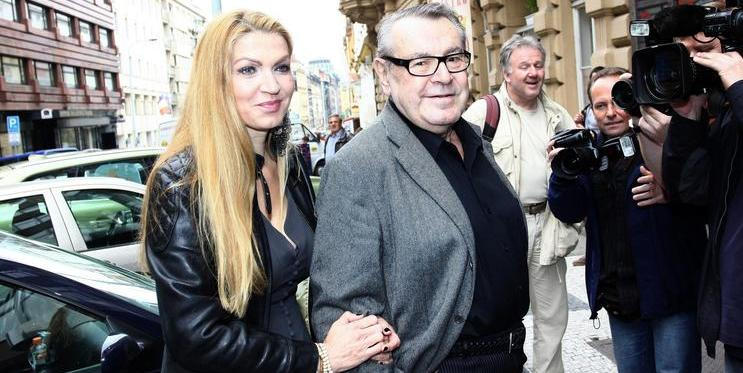 Martina Formanová s Milošem Formanem