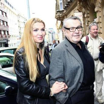 Martina Formanová s Milošem Formanem