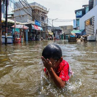 jakarta, město, indonésie
