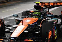 Lando Norris, McLaren v kvalifikaci na VC Abú Zabí 2025