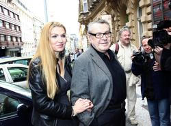 Martina Formanová s Milošem Formanem