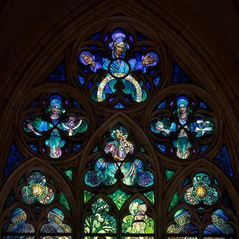 Ukázka z knihy Katedrála svatého Víta - Kamenná koruna království. Autor fotografií Jan William Drnek, nakladatelství NOBART, Praha 2025.