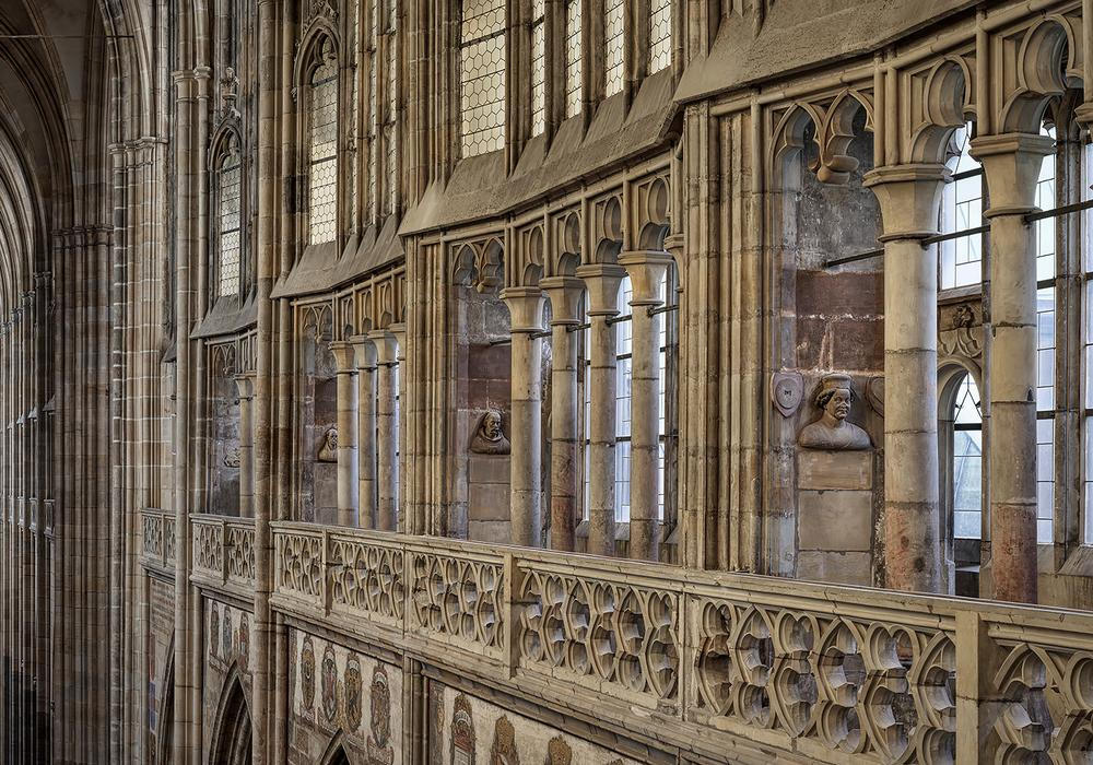 Ukázka z knihy Katedrála svatého Víta - Kamenná koruna království. Autor fotografií Jan William Drnek, nakladatelství NOBART, Praha 2025.