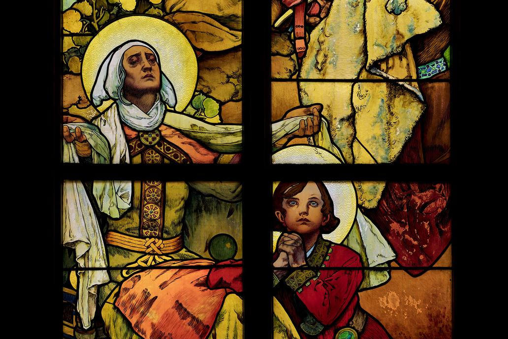 Ukázka z knihy Katedrála svatého Víta - Kamenná koruna království. Autor fotografií Jan William Drnek, nakladatelství NOBART, Praha 2025.