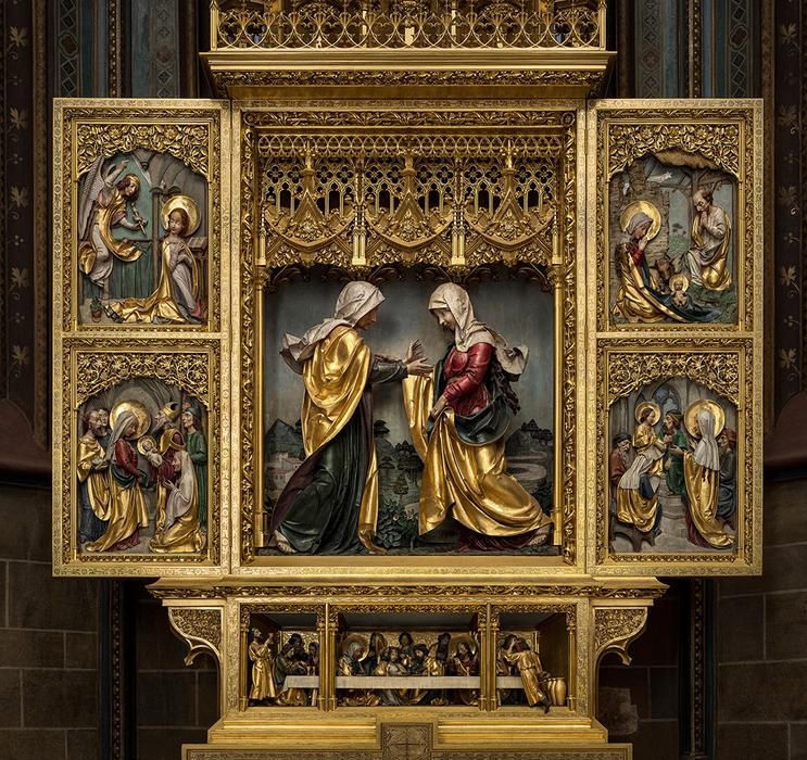 Ukázka z knihy Katedrála svatého Víta - Kamenná koruna království. Autor fotografií Jan William Drnek, nakladatelství NOBART, Praha 2025.