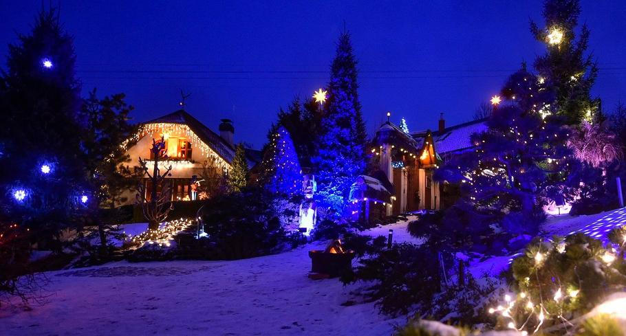 vesnička, vánoce, Kladruby Libice nad Doubravou