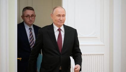 Russian President Putin meets with members of the Council of the Collective Security Treaty Organization (CSTO) Parliamentary Assembly in Moscow