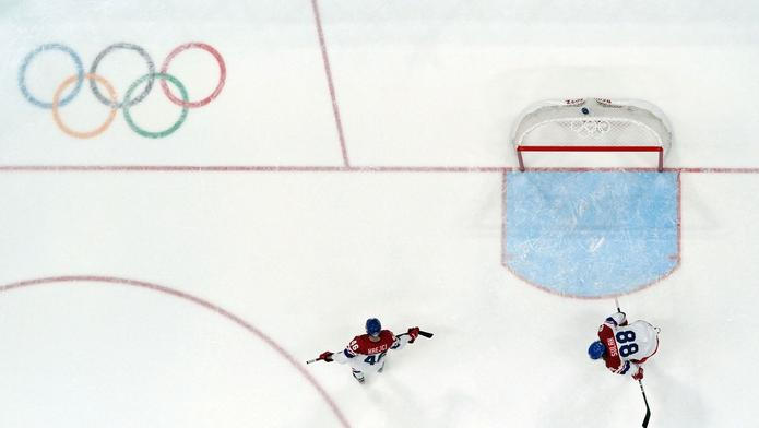 Češi smutní po porážce v zápase předkola  play-off Česko - Švýcarsko na ZOH 2022 v Pekingu