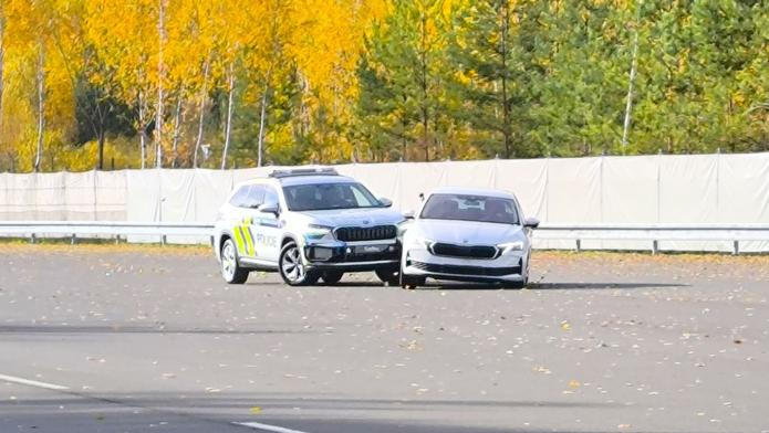 Policie Škoda Kodiaq  předávání nových vozů