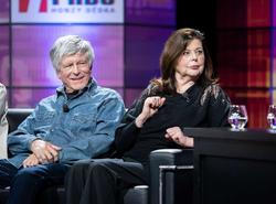 Andrea Čunderlíková a kytarista skupiny Olympic Ladislav Klein