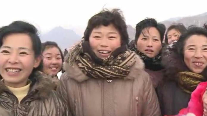 Slavnostní otevření ski areálu v Severní Korey