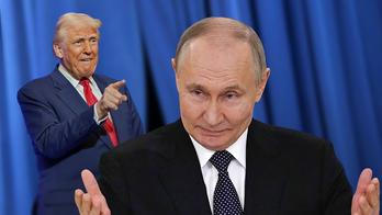 koláž - Trump, Putin