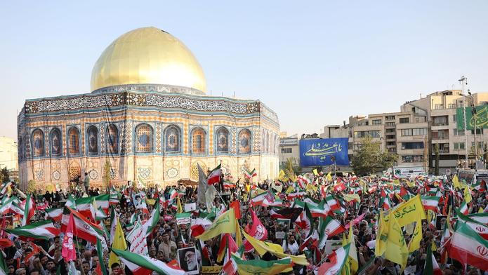 Teherán Írán demonstrace proti Izraeli