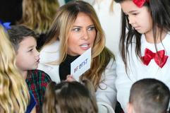 USA, Marine Corps, Melania Trump, charita, Santa Claus