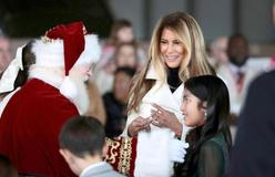 USA, Marine Corps, Melania Trump, charita, Santa Claus