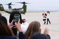 USA, Marine Corps, Melania Trump, charita, Santa Claus
