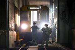 Německo, Berlín, metro vojenské cvičení, Rusko, Bundeswehr