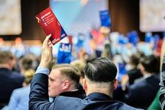 Německo, AFD, Alternativa pro Německo, Weidel. sjezd, Antifa, protest,  Generace Německo