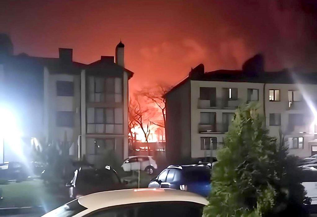 Ukrajina, Kyjev, Rusko, válka, drony, bombardování,