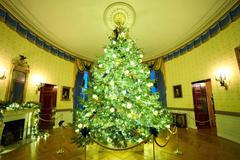 USA, Washington, Bílý dům, vánoce, výzdoba, Melanie, Donald Trump