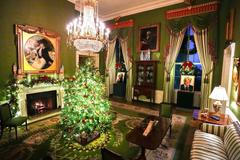 USA, Washington, Bílý dům, vánoce, výzdoba, Melanie, Donald Trump