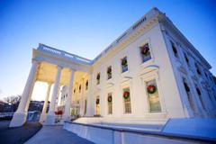 USA, Washington, Bílý dům, vánoce, výzdoba, Melanie, Donald Trump