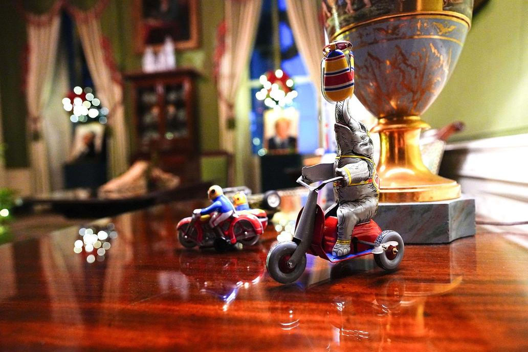 USA, Washington, Bílý dům, vánoce, výzdoba, Melanie, Donald Trump