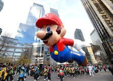 USA, New York, přehlídka, Den díkuvzdání. Macy´s