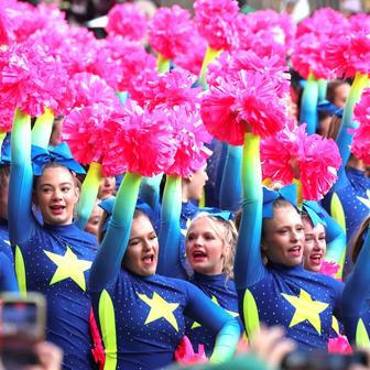 USA, New York, přehlídka, Den díkuvzdání. Macy´s