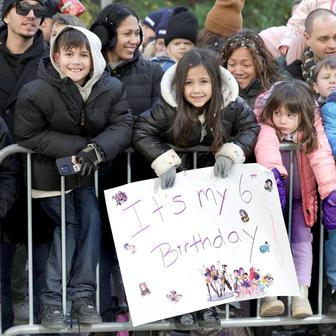 USA, New York, přehlídka, Den díkuvzdání. Macy´s