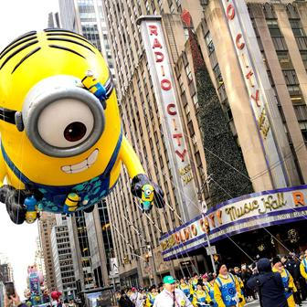 USA, New York, přehlídka, Den díkuvzdání. Macy´s