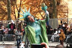 USA, New York, přehlídka, Den díkuvzdání. Macy´s