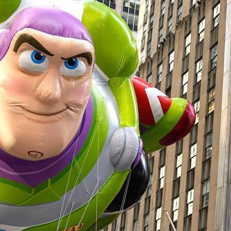 USA, New York, přehlídka, Den díkuvzdání. Macy´s