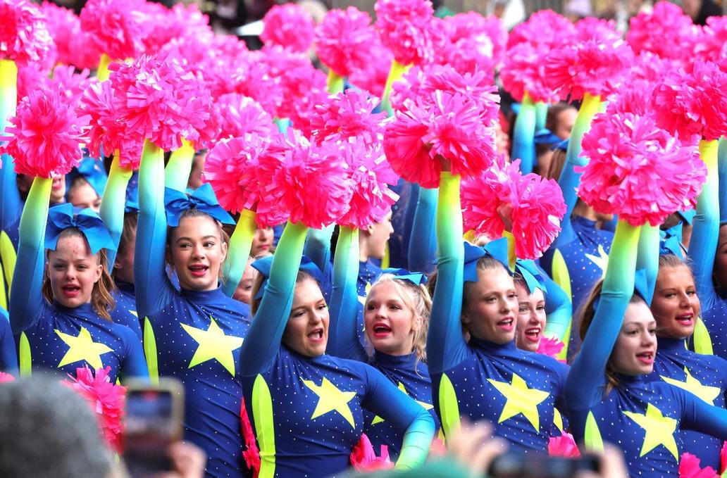 USA, New York, přehlídka, Den díkuvzdání. Macy´s